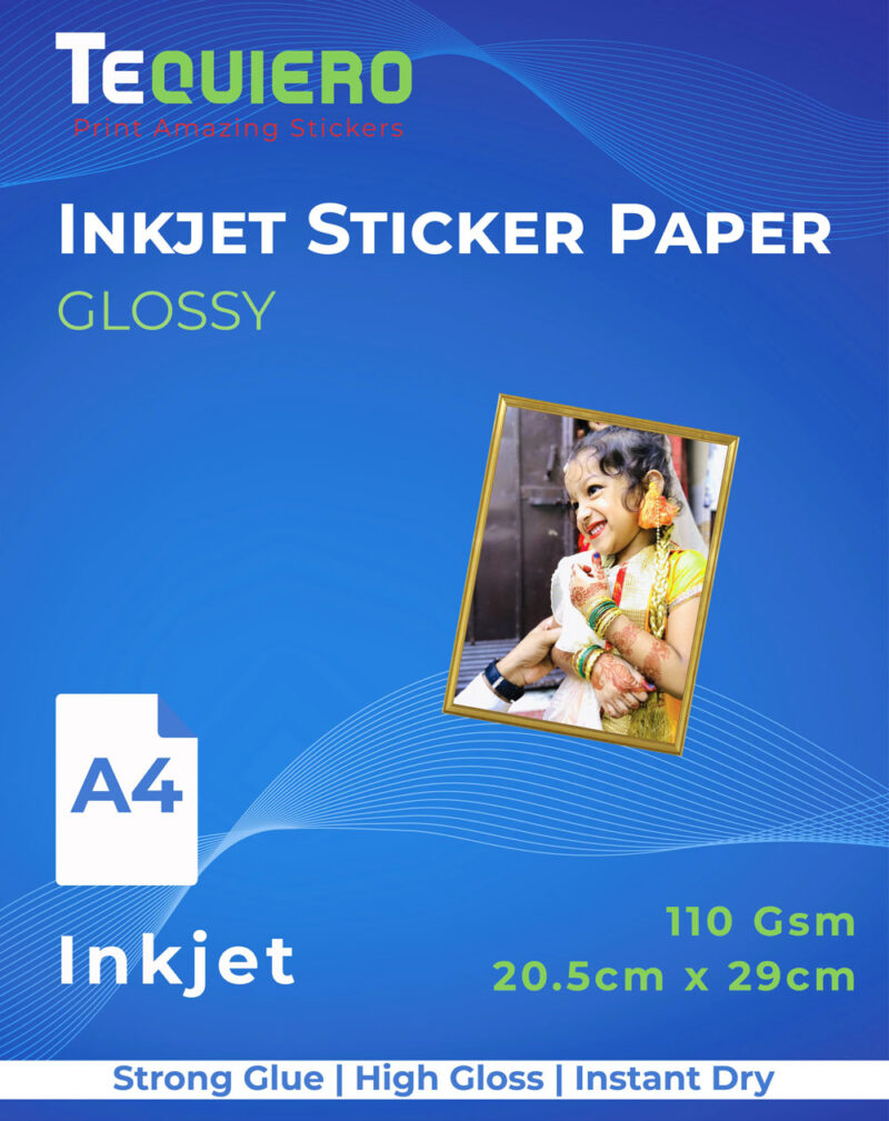 Inkjet Sticker Paper (Glossy)