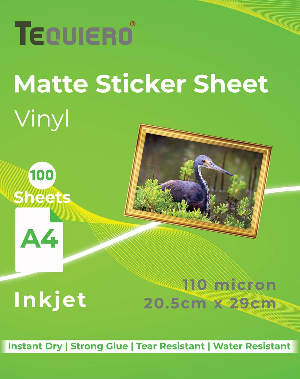 Matte Vinyl Sticker Sheet (100 Sheets Pack)