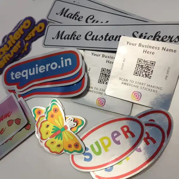 Silver Sticker Paper (Glossy Vinyl), A4 Size Waterproof Non-tearable  Printable Self Adhesive Paper for Labels - TeQuiero